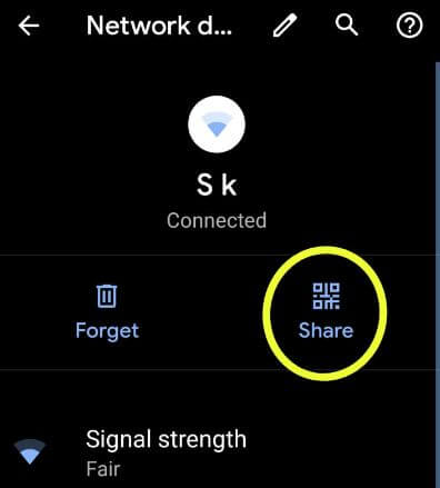 วิธีแชร์รหัสผ่าน WiFi ด้วยรหัส QR ใน Android 10