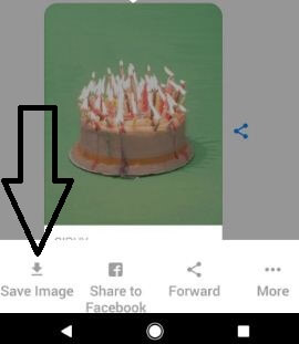 บันทึกภาพ GIPHY บน Google pixel จาก facebook