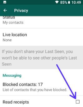 ดูสถานะ WhatsApp โดยที่พวกเขาไม่รู้บนโทรศัพท์ Android