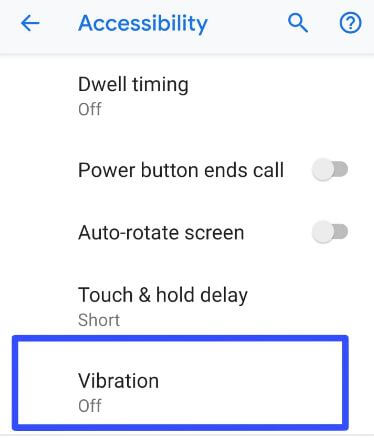 วิธีปิดการสั่นใน Pixel 4 XL, 4, 3 XL, 3, 3a XL, 3a, 2 XL, Pixel XL: Android 10