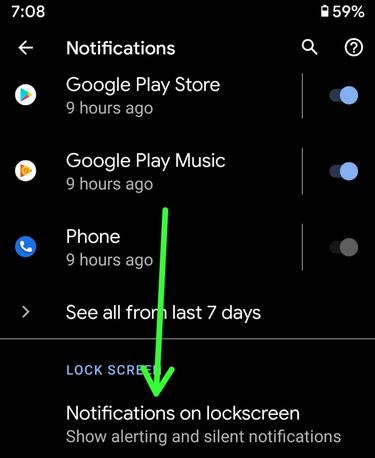 วิธีซ่อนการแจ้งเตือนหน้าจอล็อก Pixel XL และ Pixel