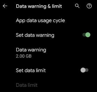 วิธีตั้งค่าขีด จำกัด ข้อมูลมือถือบน Google Pixel และ Pixel XL
