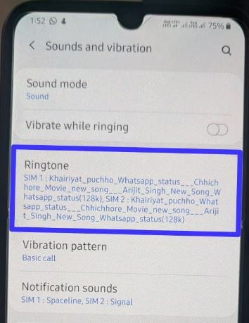 วิธีเปลี่ยน Ringtone บน Samsung A50